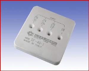 Urządzenie do zdejmowania izolacji PIERGIACOMI SF 40-1  0,05 do 0,82 mm² (30 – 18 AWG)